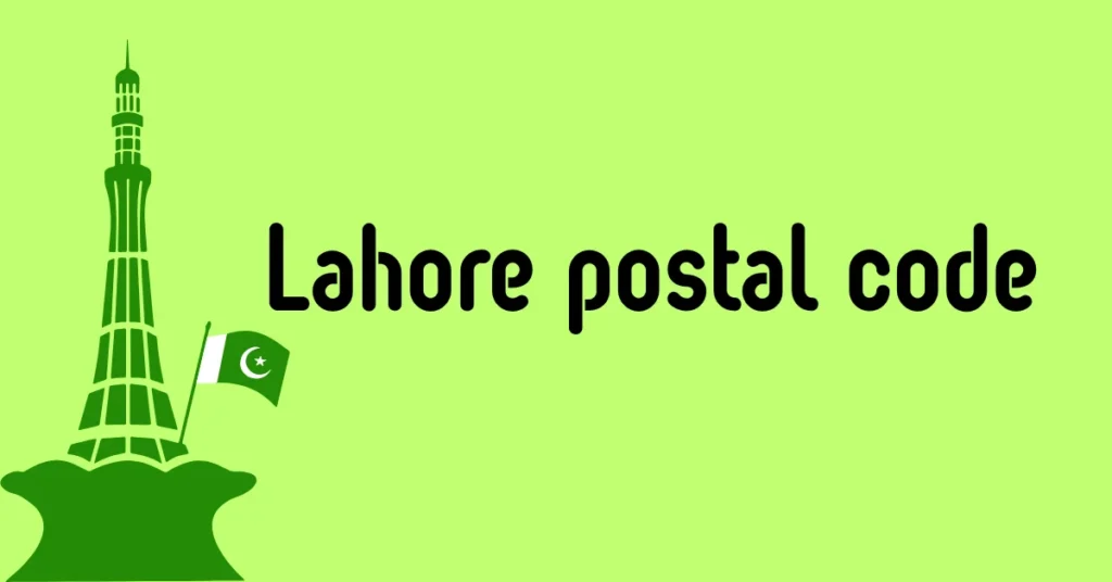 lahore postal code